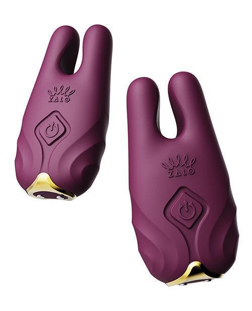 image of product,Zalo Nave Vibrating Nipple Clamps - SEXYEONE