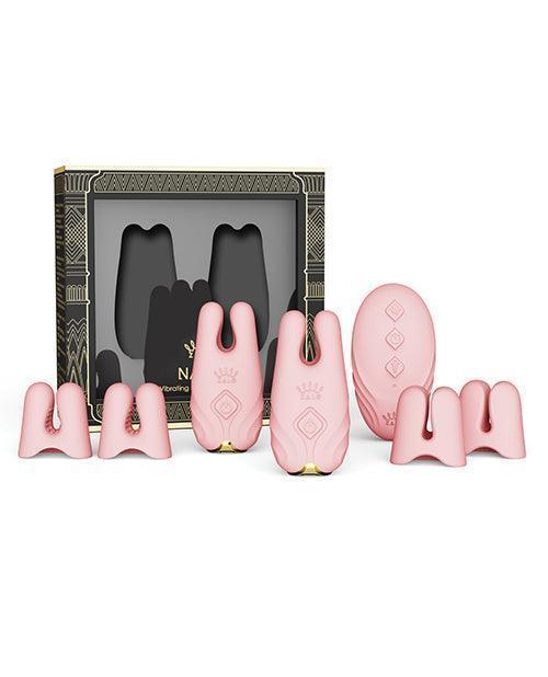 image of product,Zalo Nave Vibrating Nipple Clamps - SEXYEONE