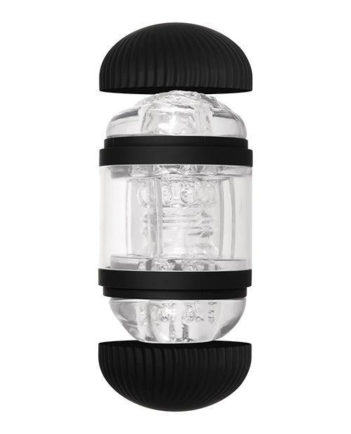 image of product,Zero Tolerance Double Decker Stroker - Black-clear - SEXYEONE