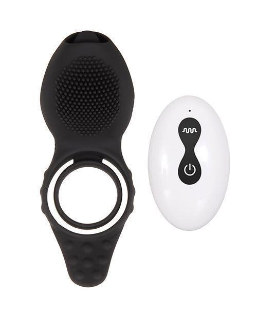 image of product,Zero Tolerance Mr. Flicker Vibrating Cock Ring - Black - SEXYEONE
