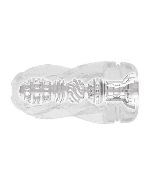 image of product,Zero Tolerance Swirl Stroker - Clear-blue - SEXYEONE