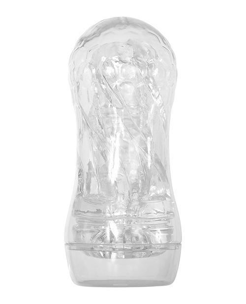 image of product,Zero Tolerance Swirl Stroker - Clear-blue - SEXYEONE