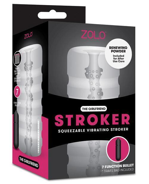 product image, Zolo Girlfriend Squeezable Vibrating Stroker - SEXYEONE