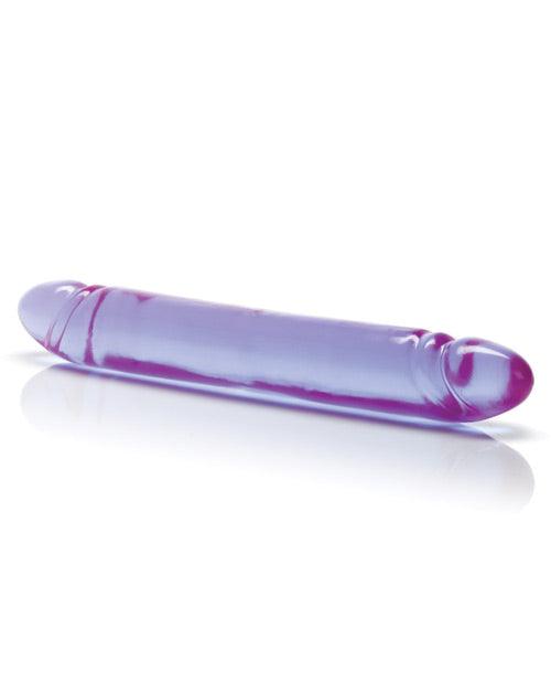 product image,12" Reflective Gel Smooth Double Dong - Lavender - SEXYEONE