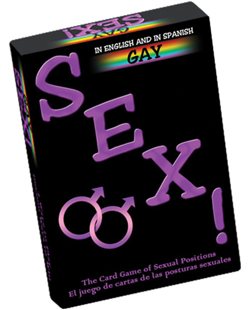 image of product,Gay Sex Card Game - Bilingual