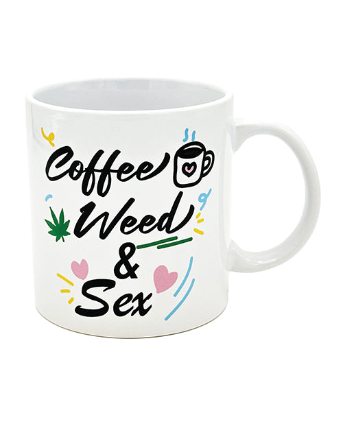 product image, Attitude Mug Coffee, Weed & Sex - 22 oz