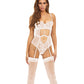 Bombshell Boudoir Strap Overlay Teddy