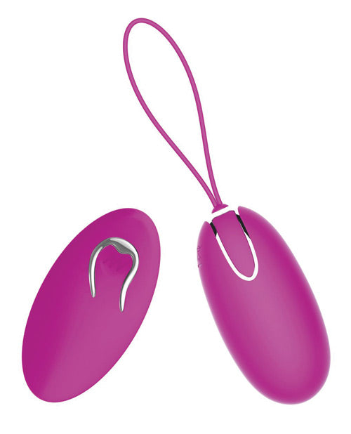 image of product,Pretty Love Joyce Vibrating Egg w/Remote Control - Fuchsia