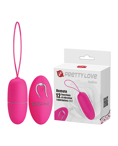 product image, Pretty Love Selkie Battery Powered Egg Vibe - Fuchsia