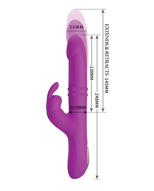 product image,Pretty Love Reese Thrusting Rabbit - Fuchsia