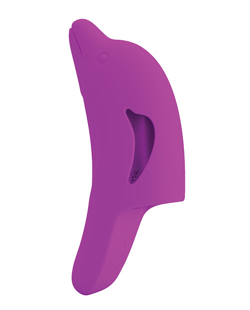 image of product,Pretty Love Delphini Dolphin Honey Finger Vibe - Fuchsia