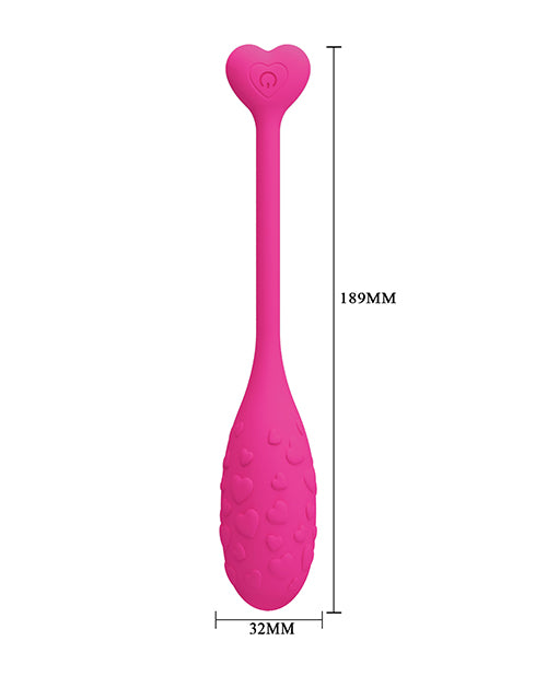 image of product,Pretty Love Fisherman Vibrating Egg - Hot Pink