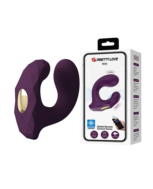 product image, Pretty Love Billy Vibrating Dual Stimulator - Purple