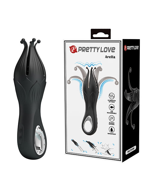 product image, Pretty Love Arella Multi Petal Stimulator - Black