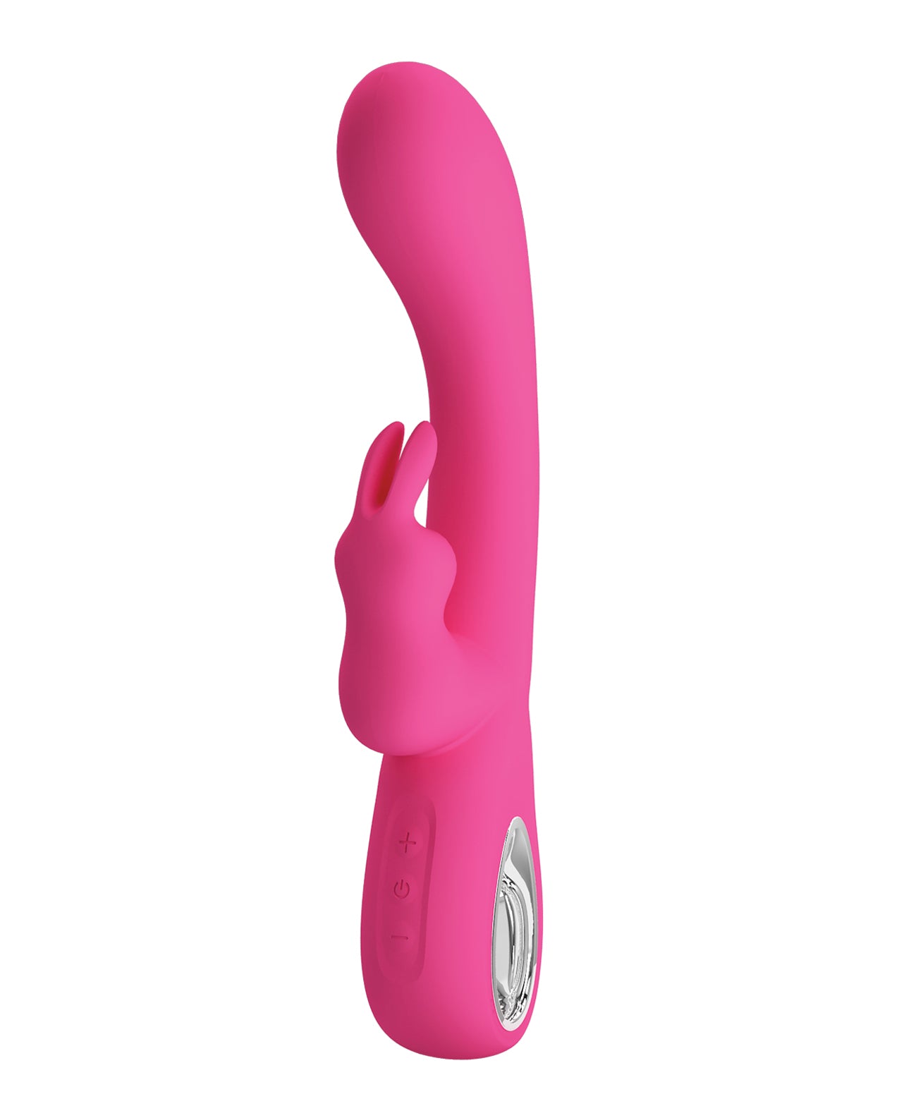 image of product,Pretty Love Novak Handle Rabbit w/Bunny - Pink