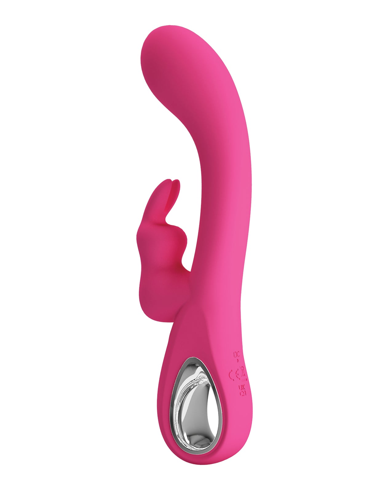 image of product,Pretty Love Novak Handle Rabbit w/Bunny - Pink