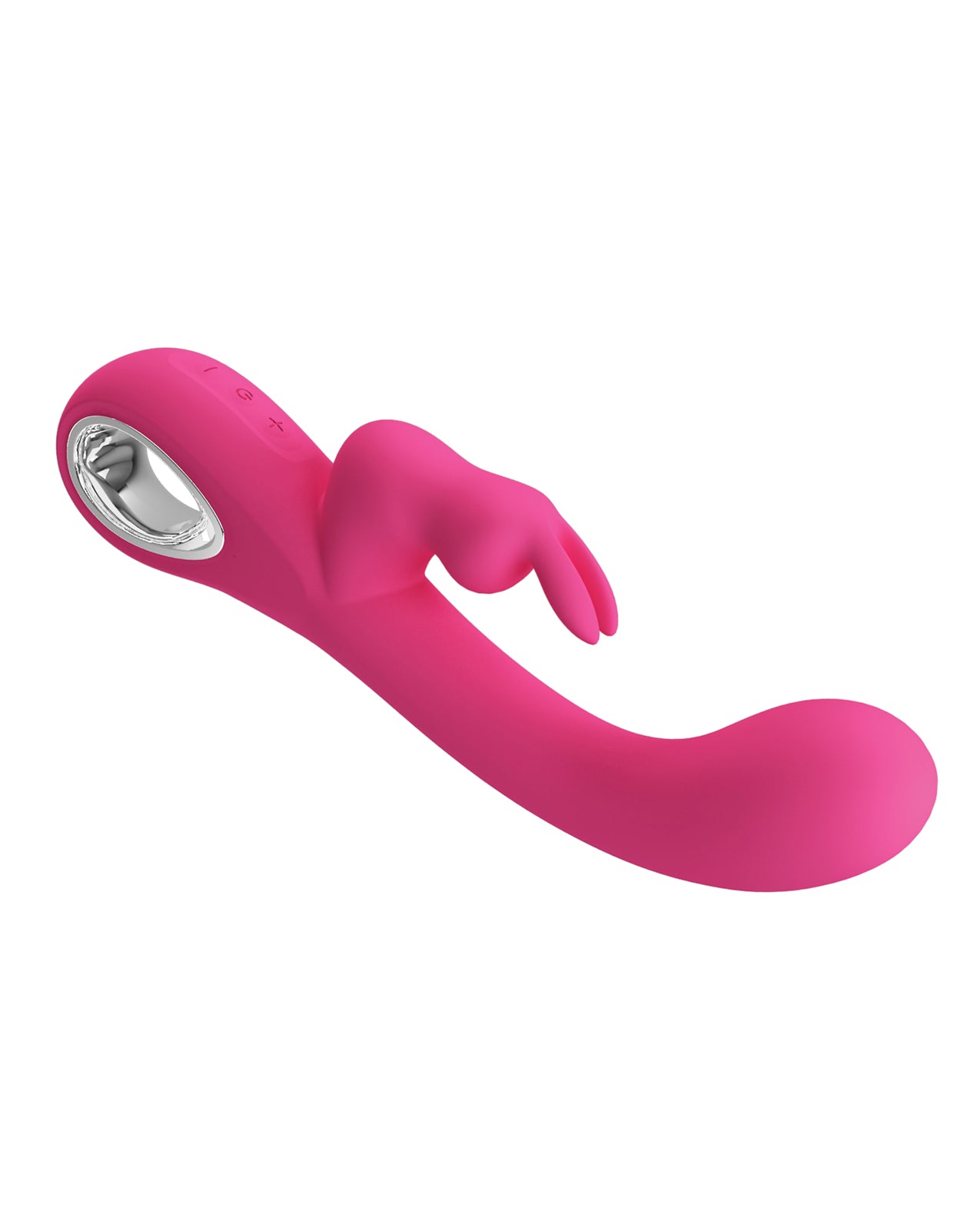 image of product,Pretty Love Novak Handle Rabbit w/Bunny - Pink