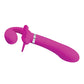 Pretty Love Valerie Vibrating Strapless Strap On - Fuchsia