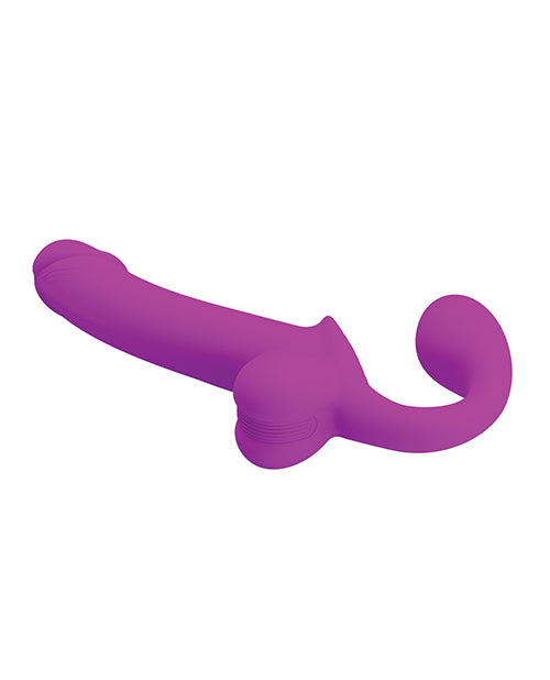 image of product,Pretty Love Kelpie Squirting Strapless Strap On - Fuchsia