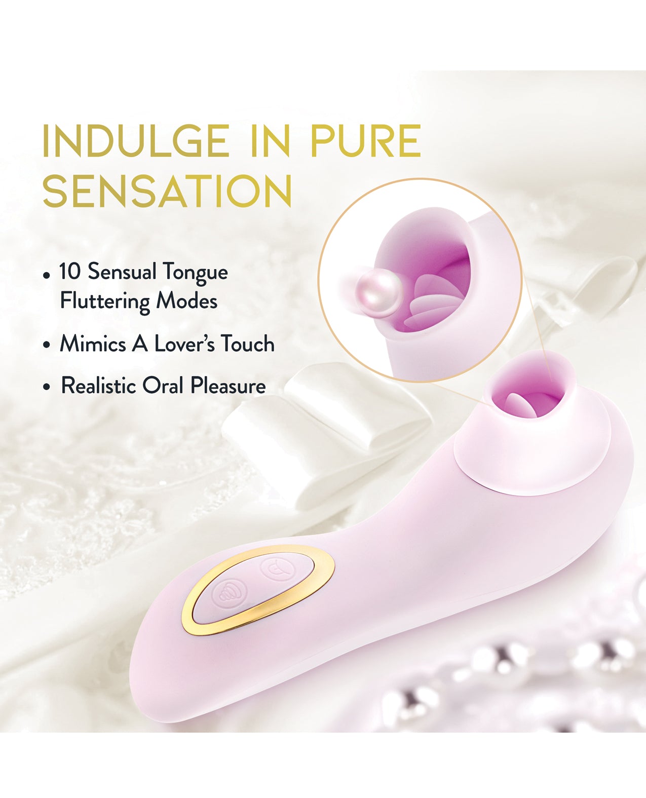 image of product,Blush Delice Fleur Suction Vibe - Barely Purple