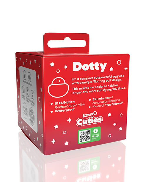 image of product,Screaming O Cuties Dotty Egg Vibrator - Dusty Rose