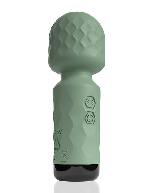 image of product,Screaming O Cuties Winny Vibrating Mini Wand - Sage Green