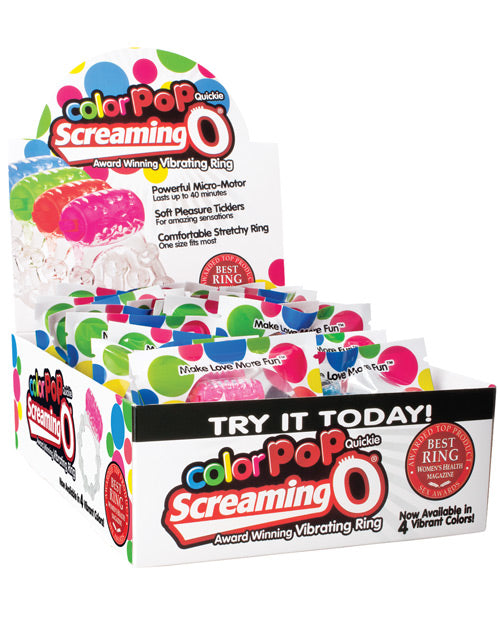 product image, Screaming O Color Pop Quickie - Asst. Colors Box of 24