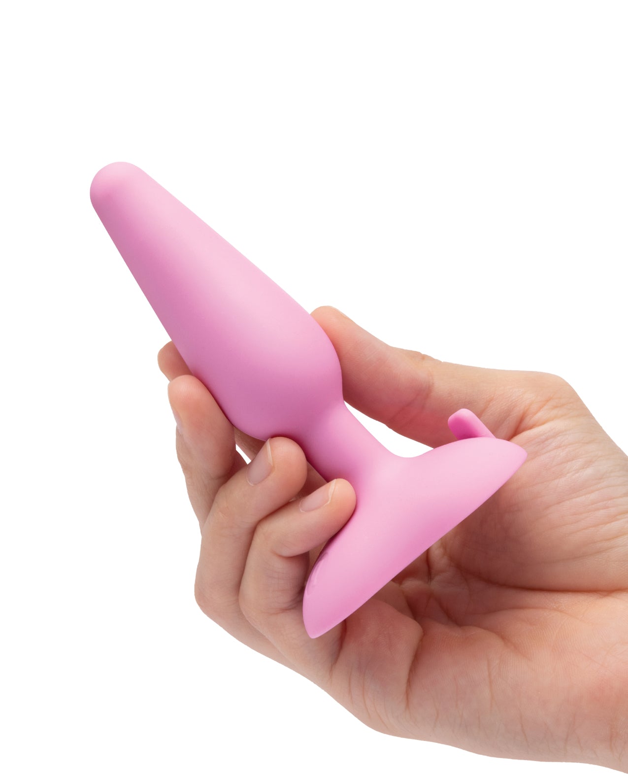 image of product,B-Vibe Beginner's Vibrating Tapered Butt Plug - Pink