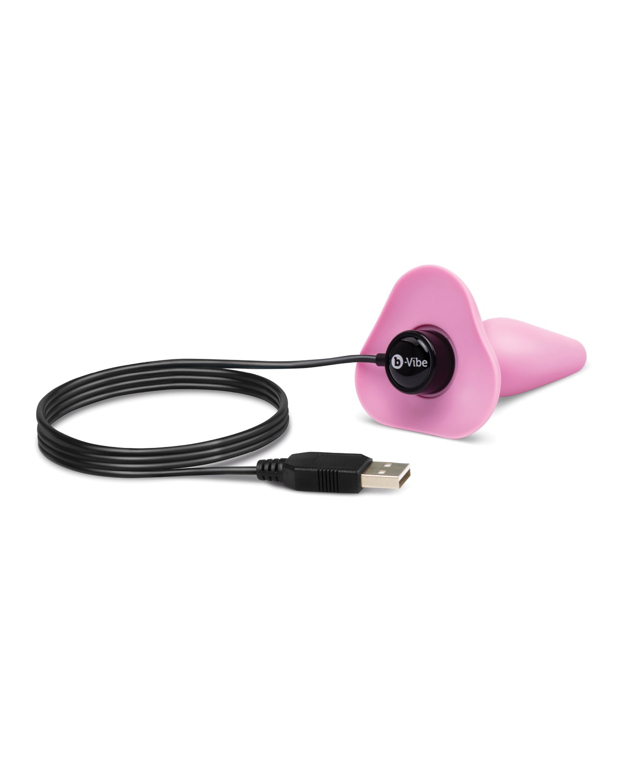 image of product,B-Vibe Beginner's Vibrating Tapered Butt Plug - Pink