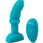 B-Vibe Remote Control Rimming P-Spot Plug - Blue