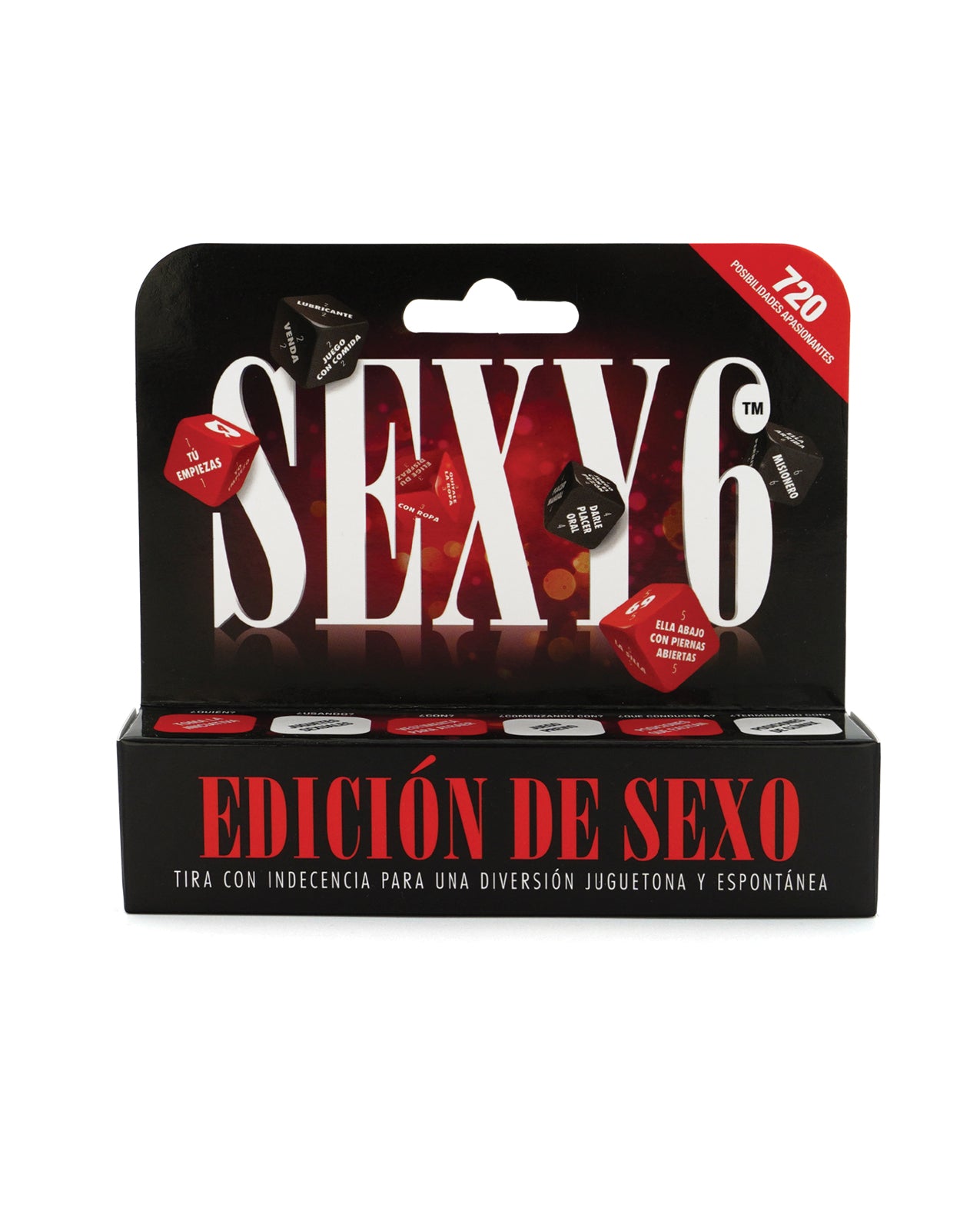 product image, Sexy 6 Dice Game Sex Edition - Spanish Version