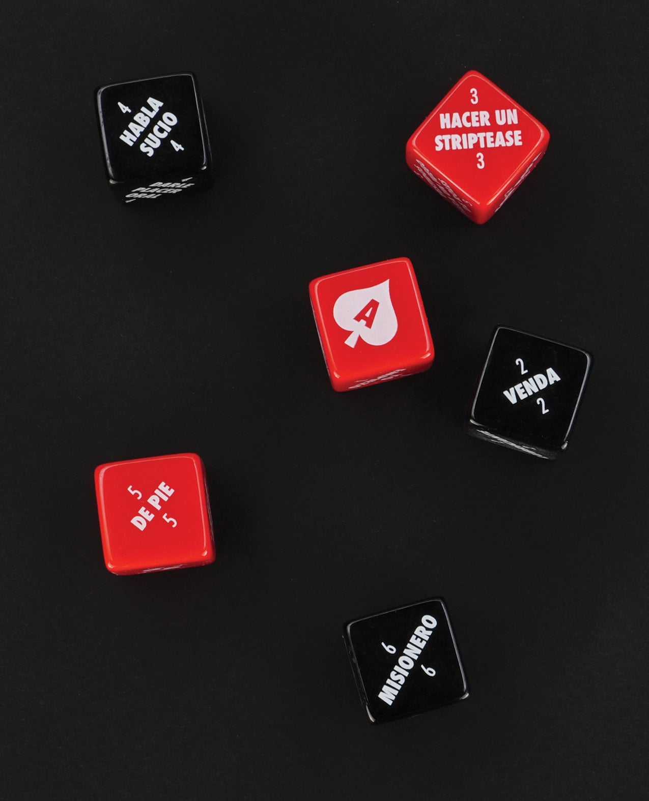 image of product,Sexy 6 Dice Game Sex Edition - Spanish Version