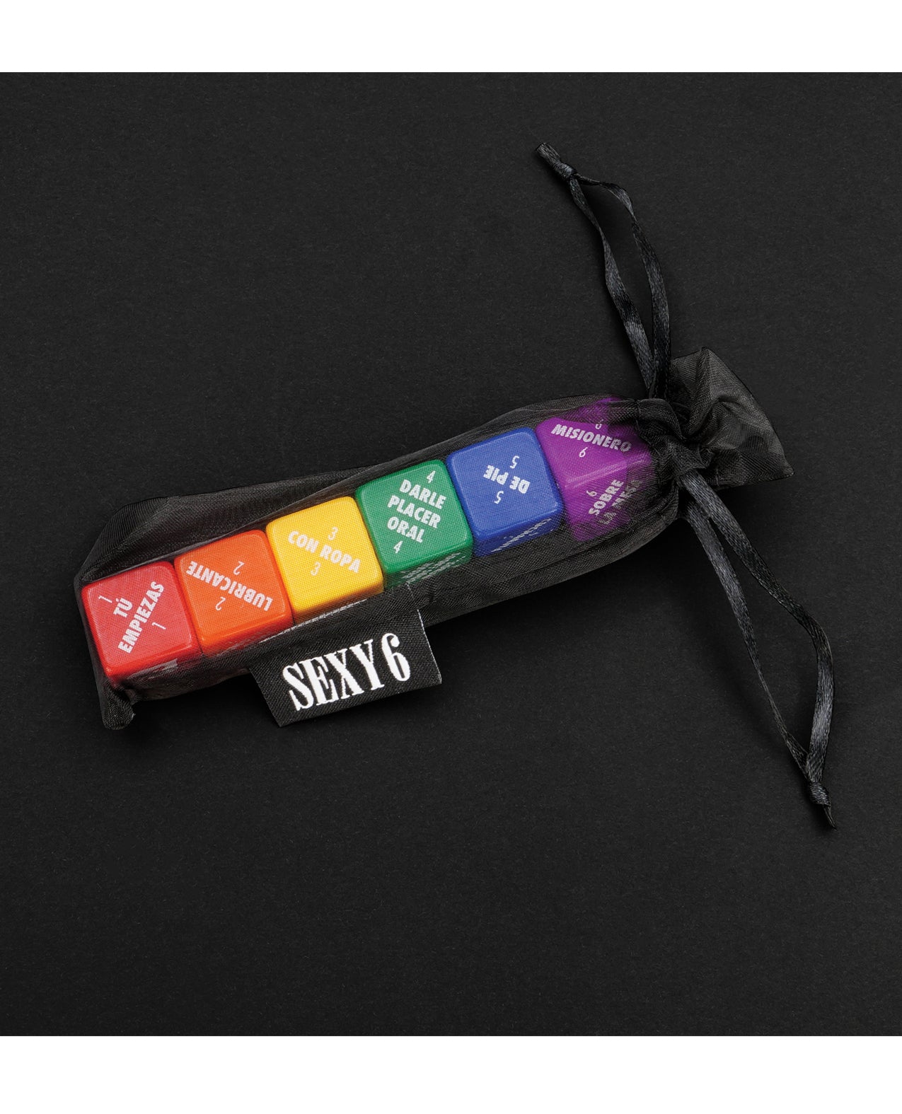 image of product,Sexy 6 Dice Game Pride Edition - Spanish Version