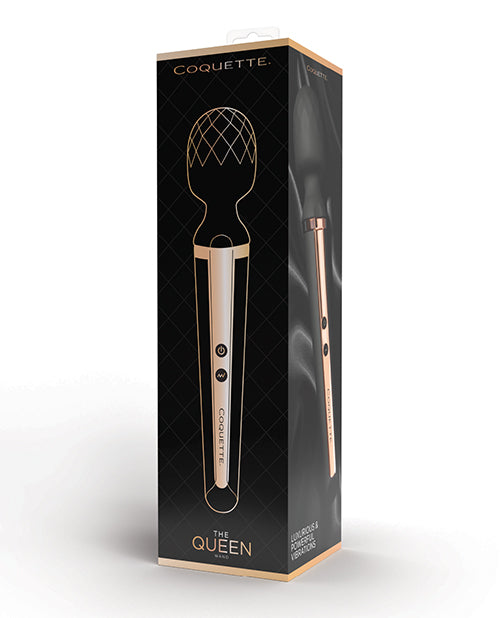 image of product,Coquette The Queen Wand - Black/Rose Gold