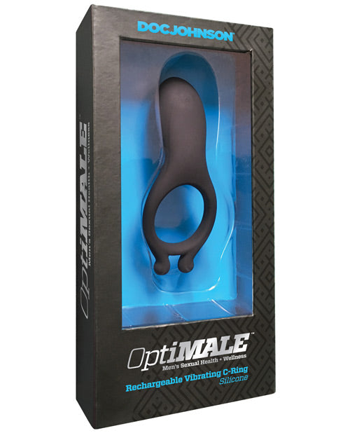 product image, OptiMale Rechargeable Vibrating C Ring - Black