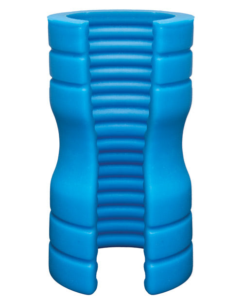 product image,OptiMale Truskyn Silicone Stroker Ribbed - Blue