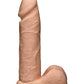 Vac-U-Lock 8" Ultraskyn Cock & Balls Attch. - White