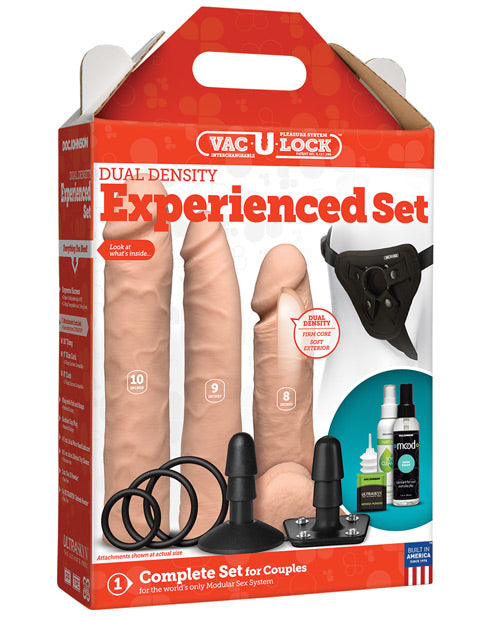 product image, Vac-U-Lock Dual Density Experienced Set - Vanilla