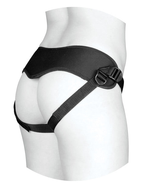 image of product,Vac-U-Lock Supreme Harness w/Vibrating Plug - Black