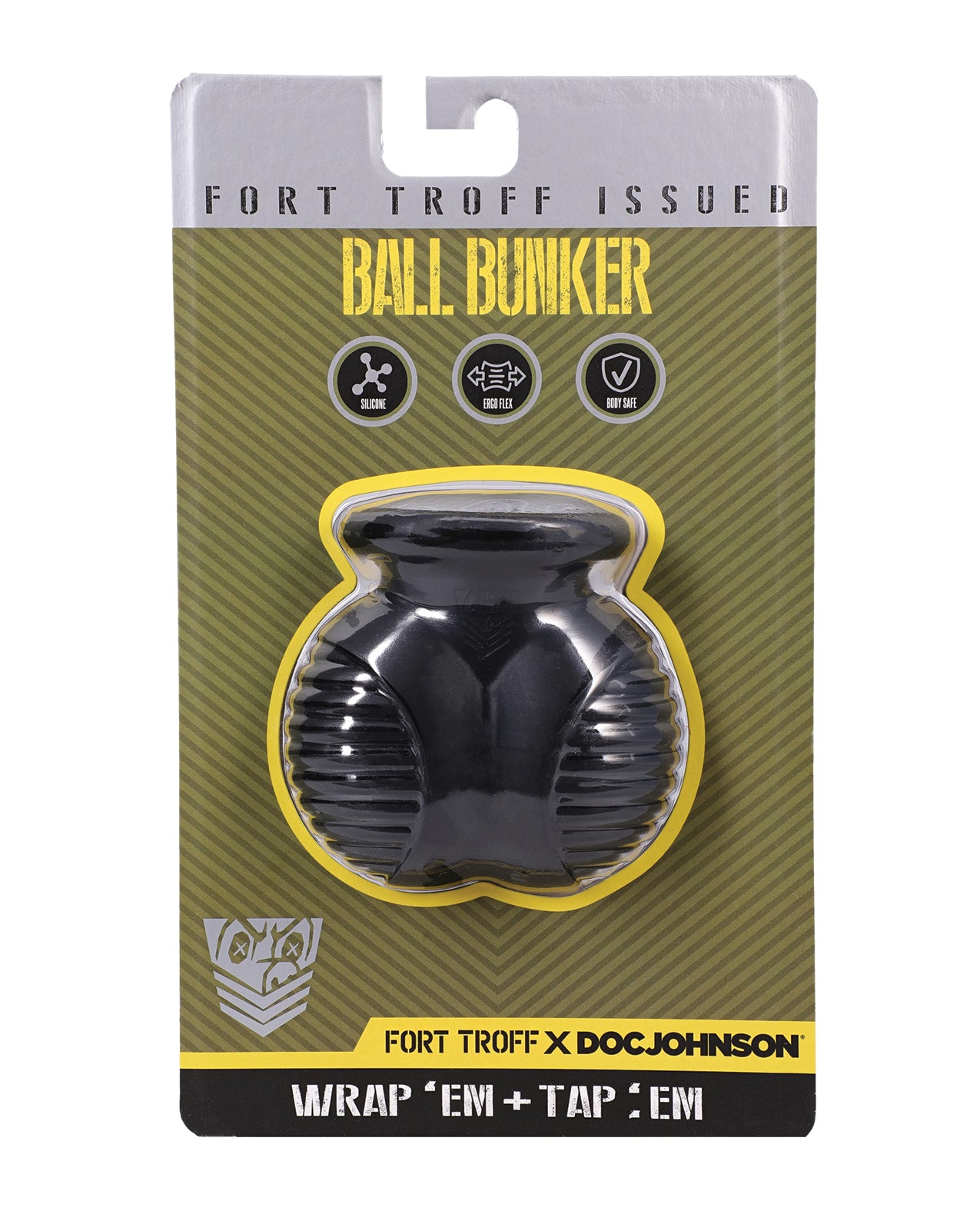 product image, Fort Troff Ball Bunker Silicone Ball Stretcher - Black