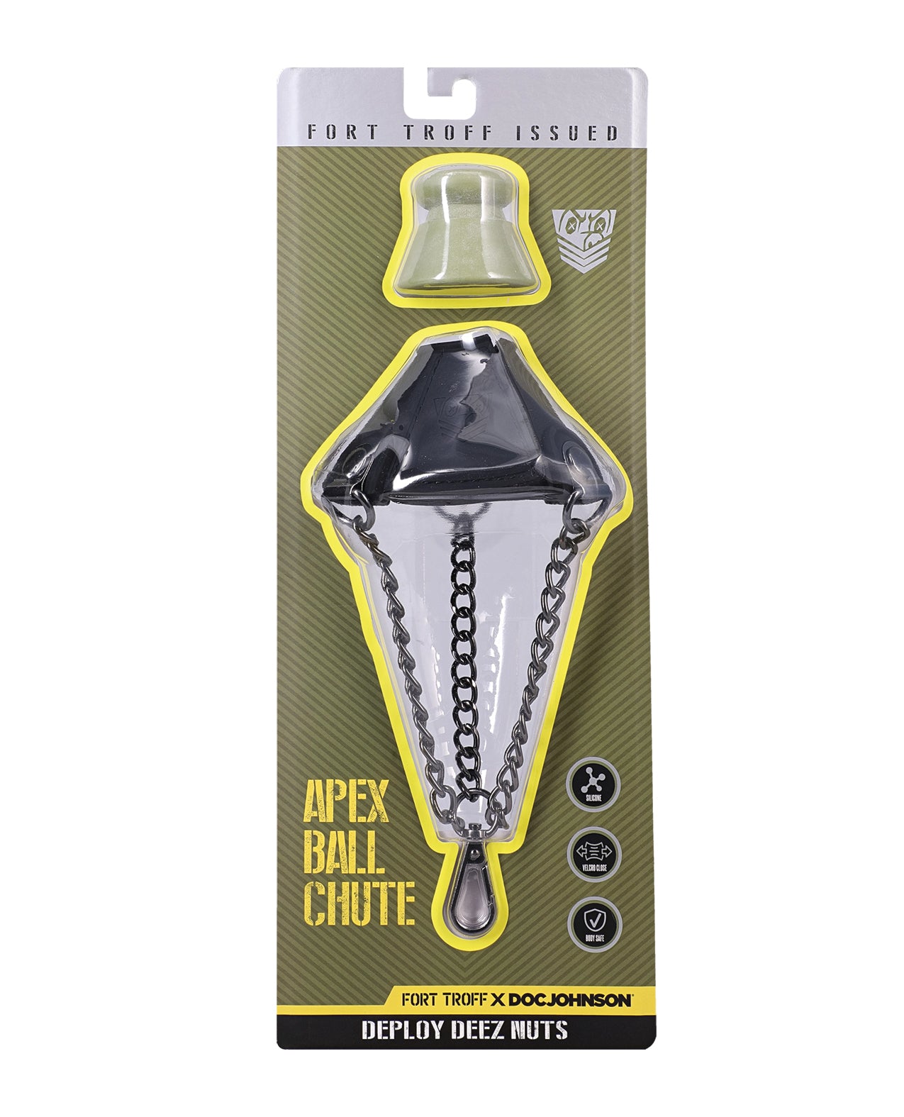 product image, Fort Troff Apex Ball Chute Chained Ball Stretcher - Black