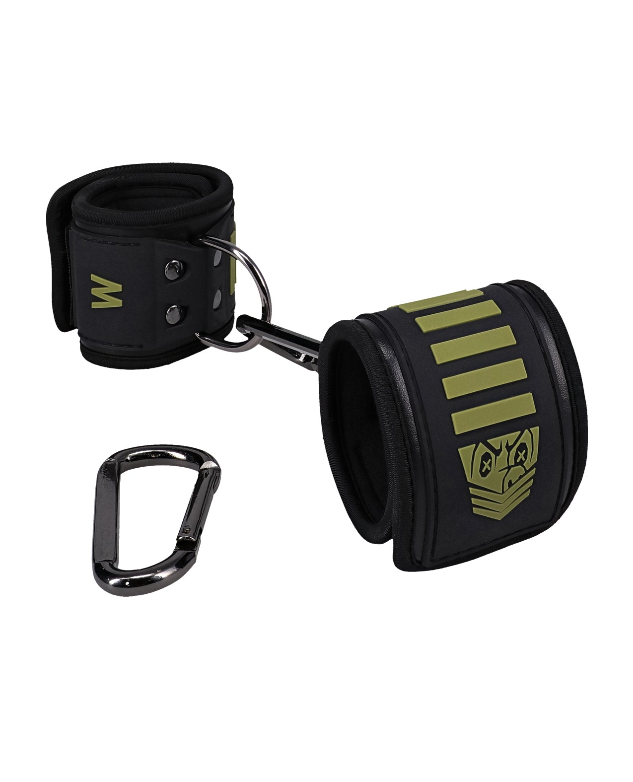 image of product,Fort Troff Tactical Wrist Cuffs - Black/Green