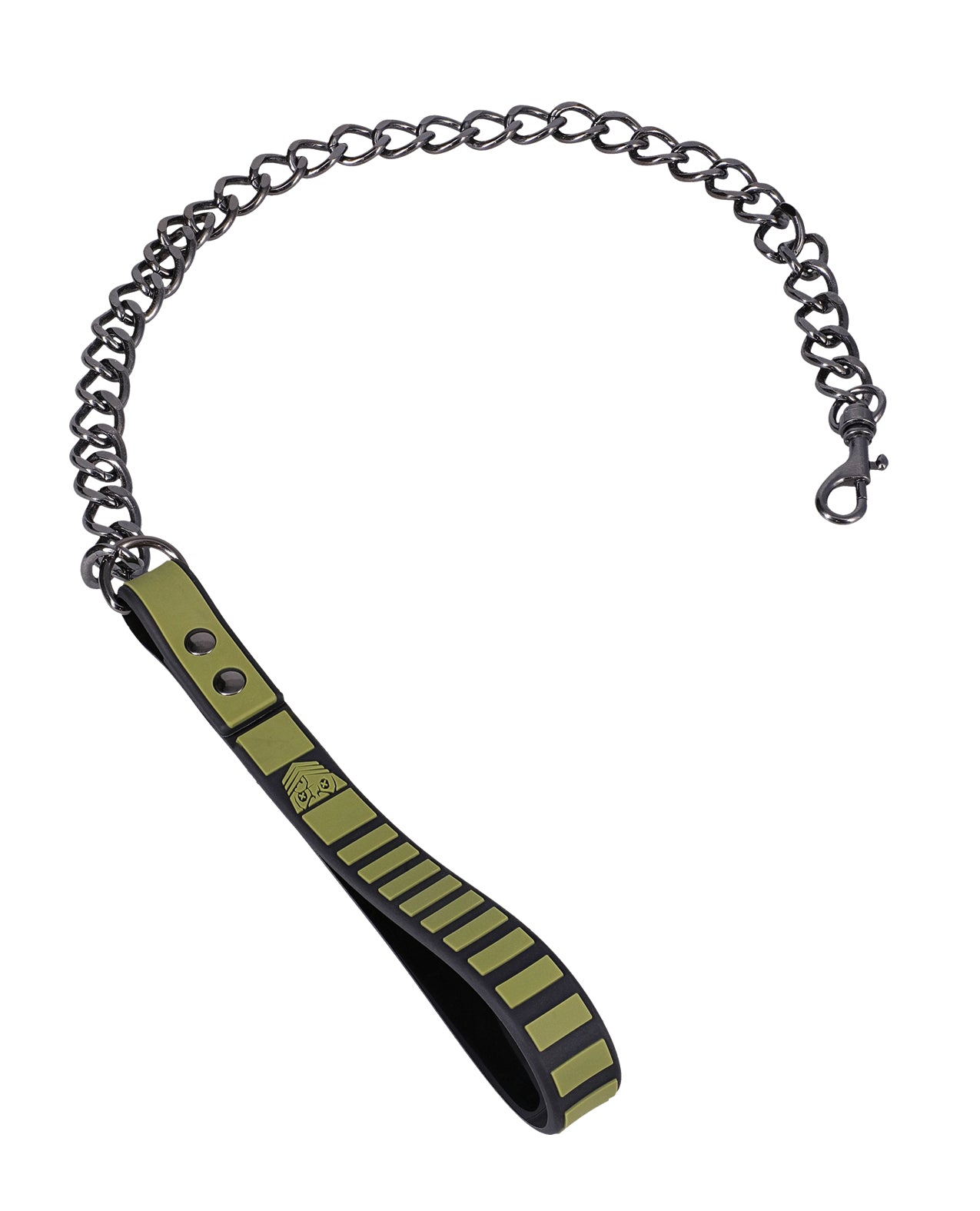 image of product,Fort Troff Tactical Collar & Leash - Black/Green