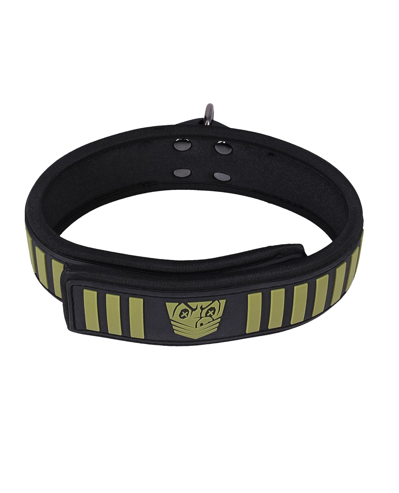 image of product,Fort Troff Tactical Collar & Leash - Black/Green