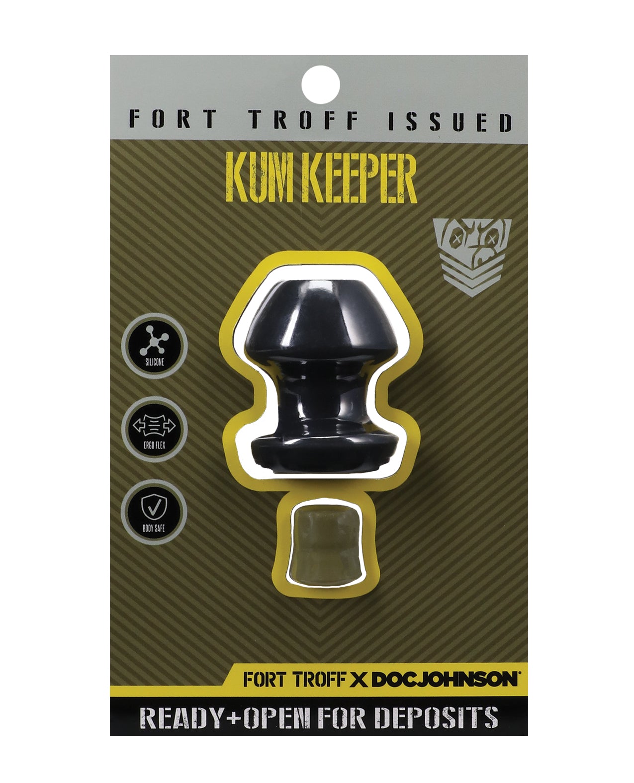 product image, Fort Troff Kum Keeper Anal Plug - Black