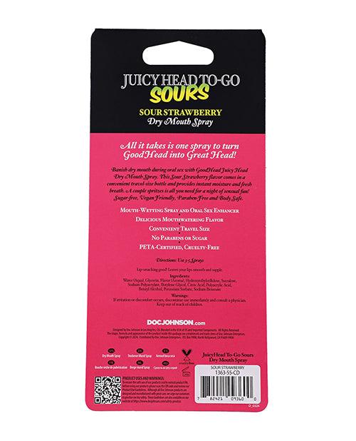 image of product,GoodHead Juicy Head Dry Mouth Spray To-Go - .30 oz Sour Strawberry
