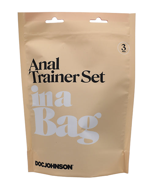 image of product,In A Bag Anal Trainer Set - Black