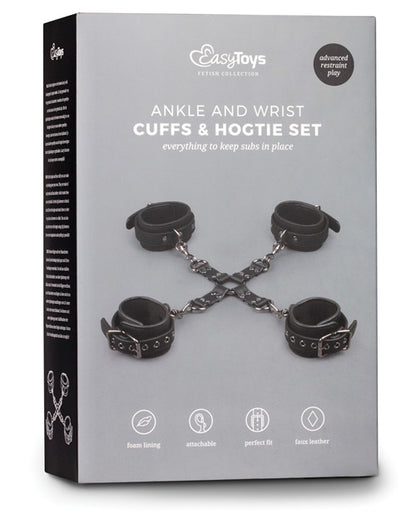 Easy Toys Hogtie w/Hand & Anklecuffs - Black