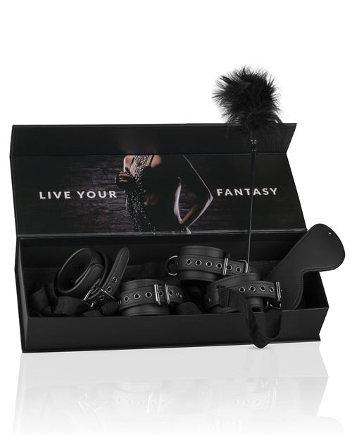 image of product,Easy Toys Beginners 6 Piece Beginners Bondage Set - Black