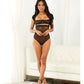 Lingerize Multiwear Teddy (customize W/your Favorite Bra) Black